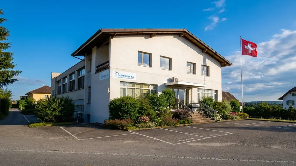 Schweizer AG Firmengebäude in Düdingen